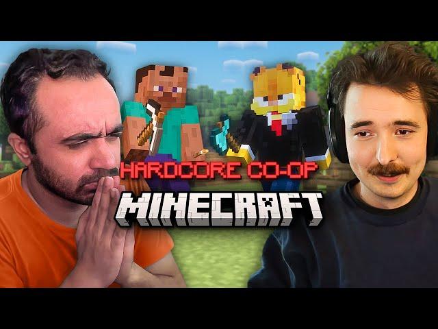 We tried beating Minecraft Hardcore Co-op... It was a disaster