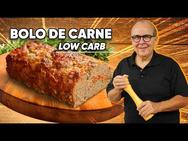 ESSE BOLO DE CARNE LOW CARB VAI SURPREENDER SUA FAMÍLIA! PRÁTICO E SAUDÁVEL! - CHEF TAICO