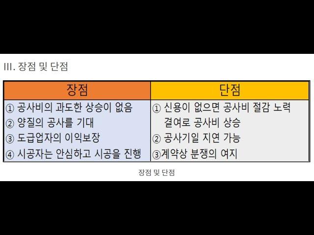 기술사 용어 듣기(실비정산 보수가산식 도급방식)