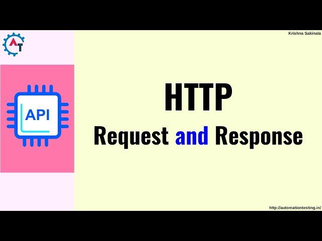 8. HTTP Request and Response in API || Understanding HTTP Request || Understanding HTTP Response