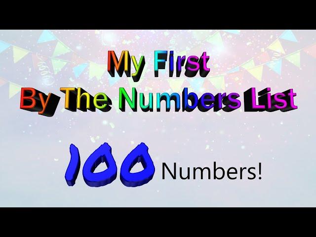 My First By The Numbers List!