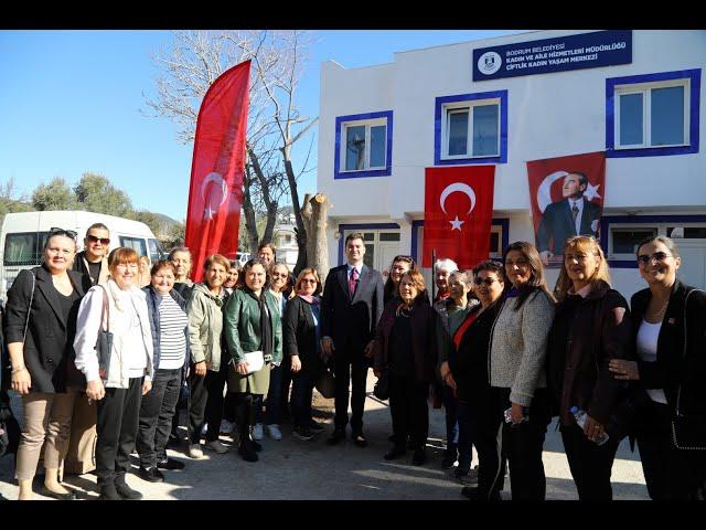 BODRUM’UN İLK KADIN YAŞAM MERKEZİ HİZMETE AÇILDI