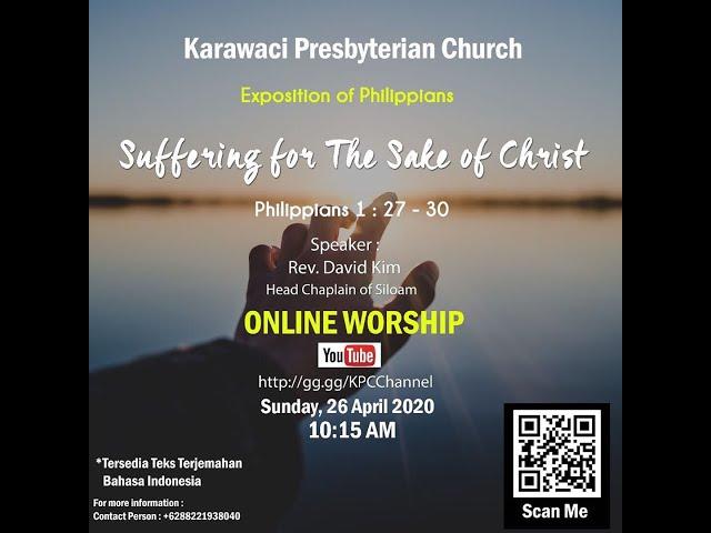 Sunday, 26 April 2020 | Online Worship | Karawaci Presbyterian Church