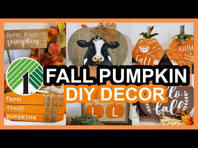 $1 PUMPKIN DIY DECOR CRAFTS YOU HAVE TO TRY FOR FALL | DOLLAR TREE DIY FALL CRAFTS FOR 2024