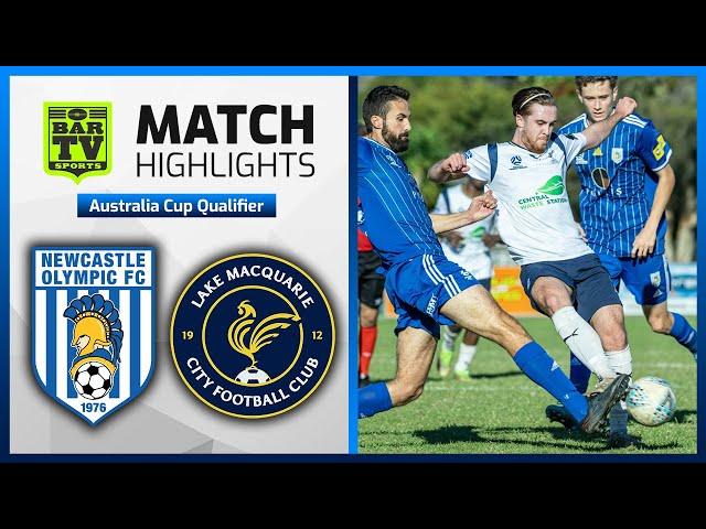 Newcastle Olympic v Lake Macquarie City - Highlights | Australia Cup 2022