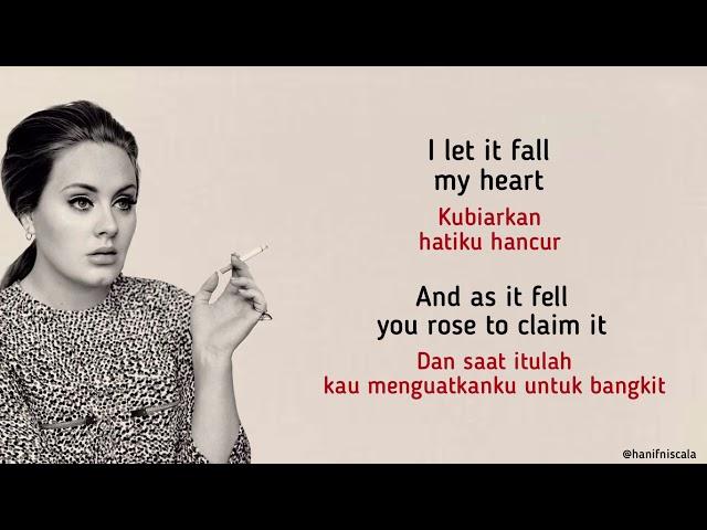 Adele - Set Fire To The Rain | Lirik Terjemahan