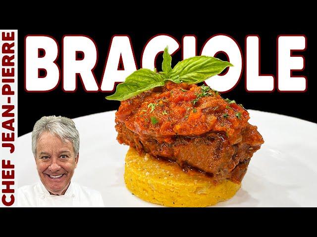 Grandma's Secret Italian Beef Braciole Recipe: Braised to Perfection | Chef Jean-Pierre