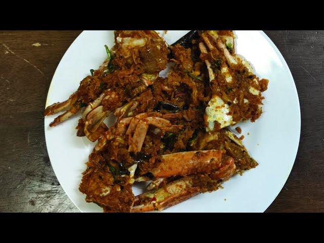 Crab Sukka /Crab recipe Manglorean recipe.