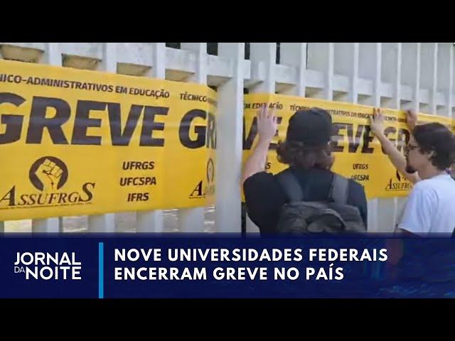 Professores decidem pelo fim da greve em 9 universidades federais | Jornal da Noite