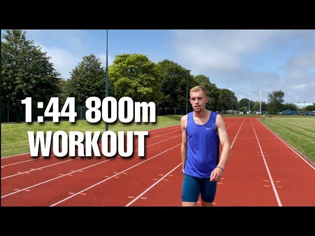 1:44 800m Runners Workout For Speed Endurance