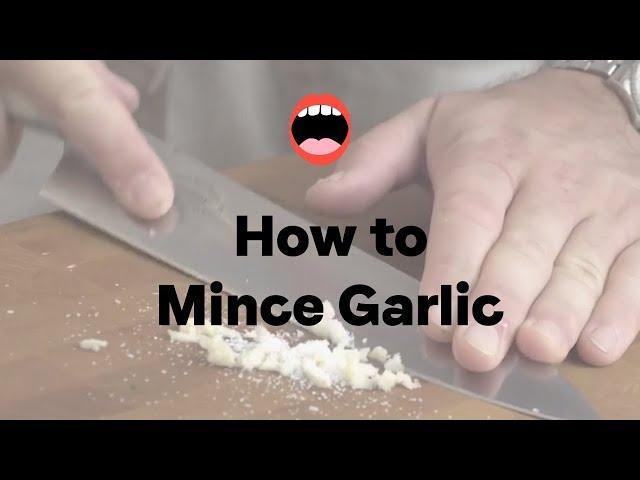 How to Mince Garlic | Chef Daniel Holzman | Project Foodie