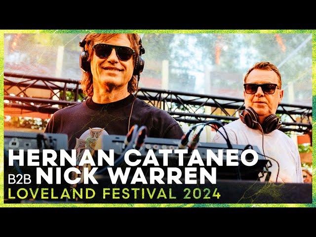 HERNAN CATTANEO & NICK WARREN at LOVELAND FESTIVAL 2024 • AMSTERDAM