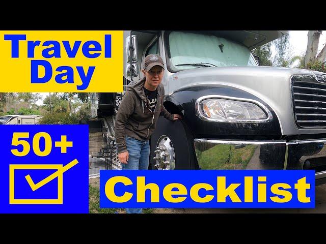 RV TRAVEL DAY CHECKLIST | How We Prepare to Hit the Road | RV Departure Day Tips & Tricks