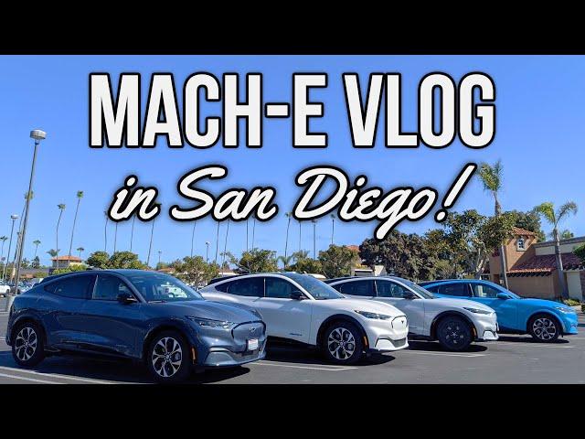 Mustang Mach-E VLOG - Cars And Coffee, Meet Ups, and FREE Charging! [CC]