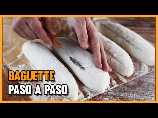 BAGUETTE fácil: Receta Paso a Paso