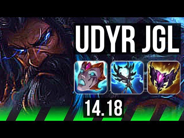 UDYR vs KAYN (JGL) | 11/1/11, 65% winrate, 6 solo kills, Dominating | NA Master | 14.18