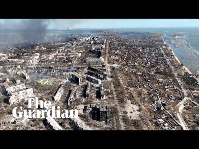 Drone footage shows scale of devastation in Mariupol