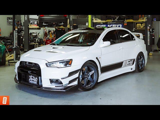 Building a 2013 Mitsubishi Lancer Evolution X (GSR) in 16 Minutes!