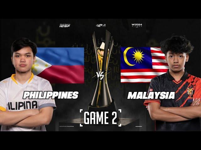 PHILIPPINES vs MALAYSIA GAME 2 MLBB | WEC24 RIYADH IESF