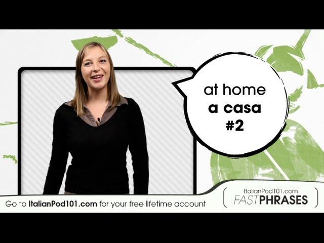 Learn Italian Fast Phrases - Where do you live?