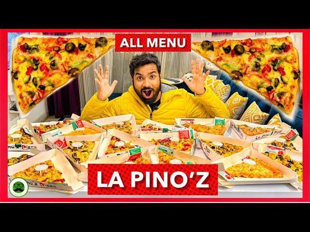 La Pinoz Eating All The Menu Food Challenge Gone Wrong | Veggie Paaji