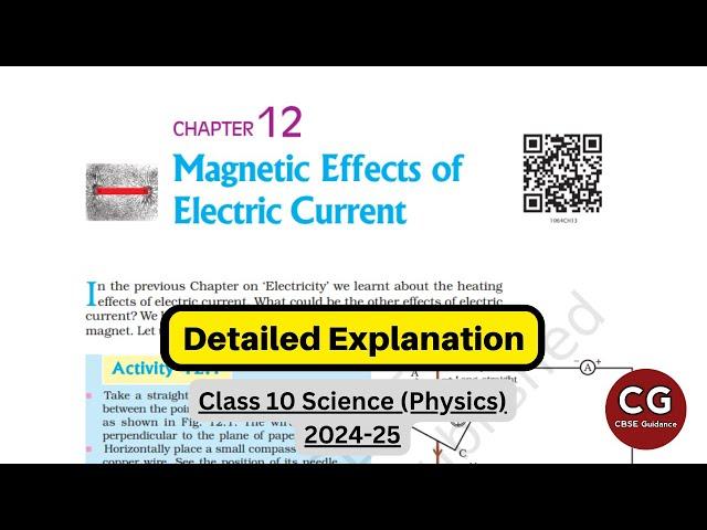 Magnetic Effects of Electric Current Class 10 One Shot | Complete NCERT Chapter