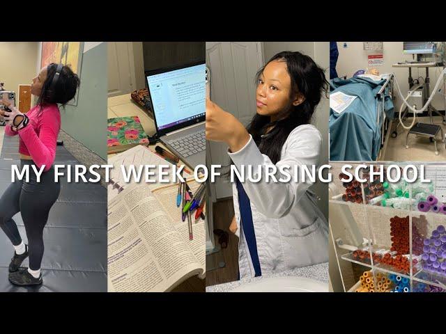 NURSING SCHOOL WEEKLY VLOG| dosage calculation exam, mental health & OB skills,  overwhelmed & gym