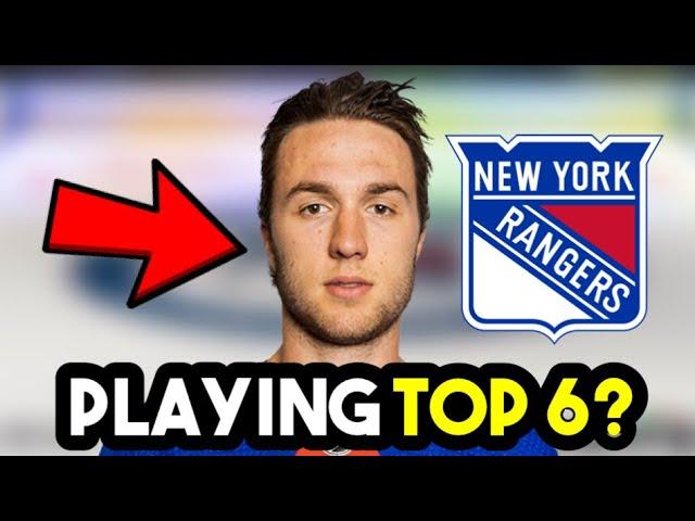 New York Rangers PROSPECT COULD BE IN THE TOP 6!