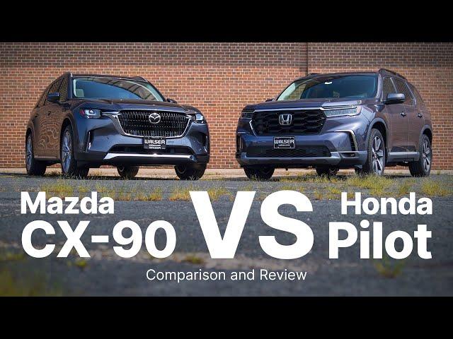 2025 Honda Pilot vs 2024 Mazda CX-90 | Comparison and Review