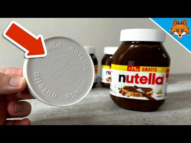 Almost NOBODY knows THIS secret of the Nutella lid(Did you know?)