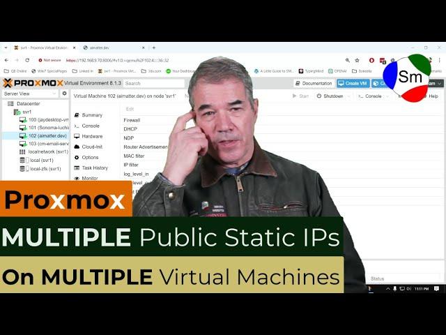 Proxmox - Hosting Multiple VMs with Multiple Public Static IPs