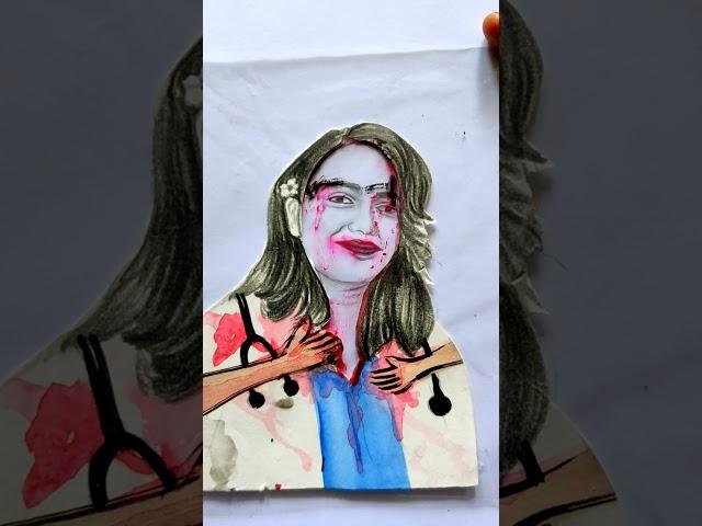 Justice for Dr moumita.️#art #ytshorts#shorts #drmoumita #drawing #painting