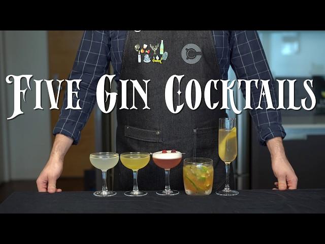 The 5 Easiest GIN Cocktails to Make at Home