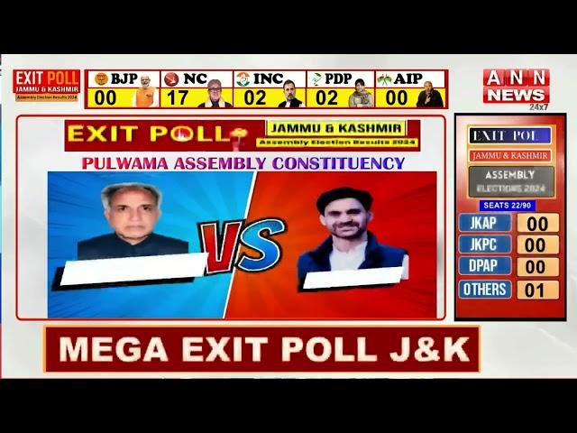 Pulwama Assembly Constituency | Exit Poll 2024 | ANN News Waheed Ur Rehman Para