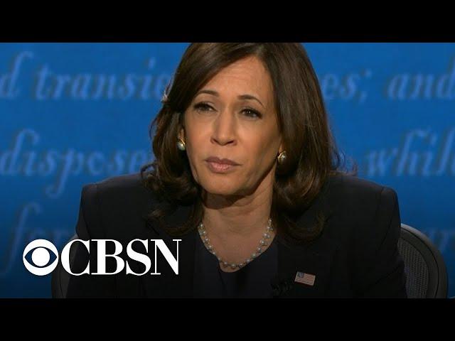 Harris on taking a COVID vaccine: If Trump tells us to take it, I won't