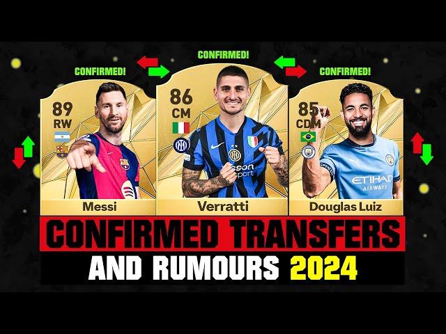 FIFA 25 | NEW CONFIRMED TRANSFERS & RUMOURS!  ft. Verratti, Messi, Douglas Luiz... etc