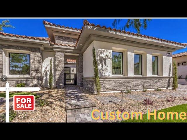 Custom House, Lake Las Vegas Home For Sale. South Shore, $1.6M.