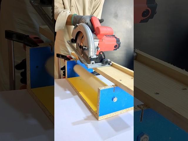 How to round a piece of wood with a circular saw #shorts #tricks #trending
