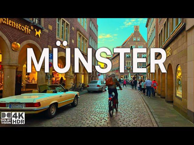 Münster, Germany 4K Walking Tour | the Heart of Germany’s Bicycle City in HDR