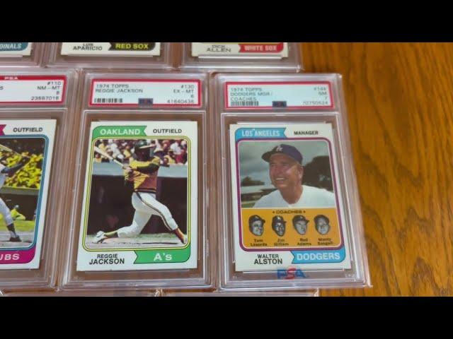 1974 Topps Complete Graded HOF Run!!