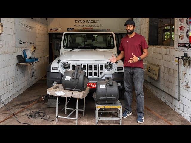 Mahindra Thar Roxx Dyno Test - How Much Power Loss? | Faisal Khan