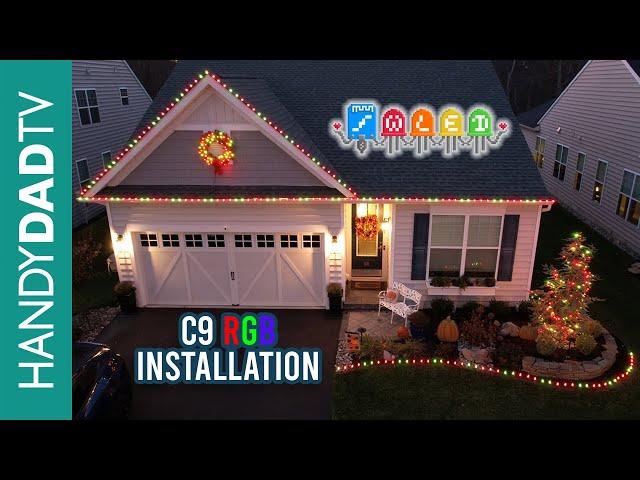 Installing C9 RGB Christmas Lights with WLED