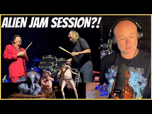 Drum Teacher Reacts: Danny Carey & Adrian Belew’s Alien Drum Duet | “Waiting Man” (King Crimson)