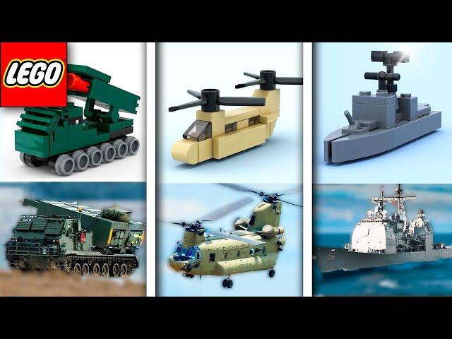 Micro LEGO Military Vehicles | Comparison