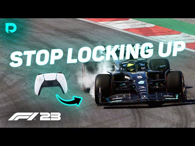 How To Drive Fast Without ABS on a Controller? (F1 23 Trailbraking Tutorial)