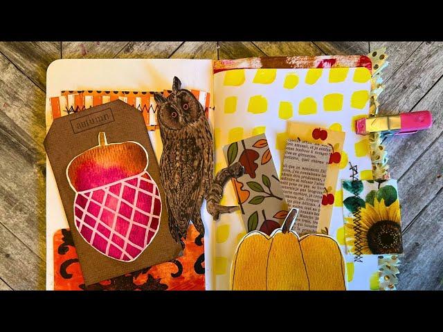 FALL Junk Journal Page Ideas | Junk Journal With ME |