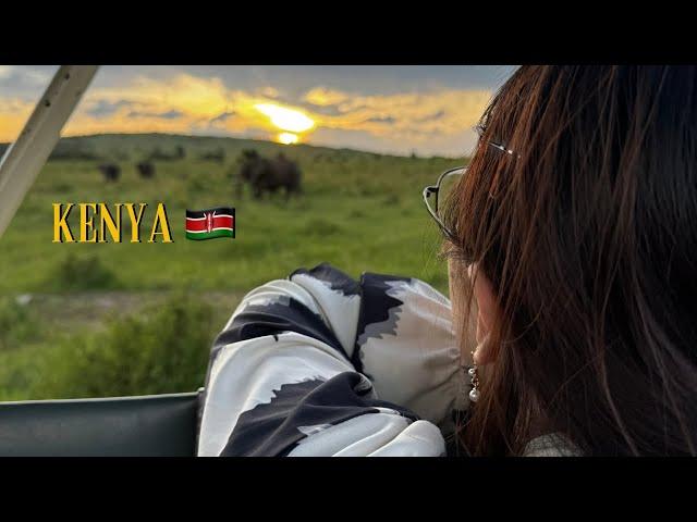 AFRICA TRAVEL VLOG #1 | Safari, Kenyan food, long flight and CATS….