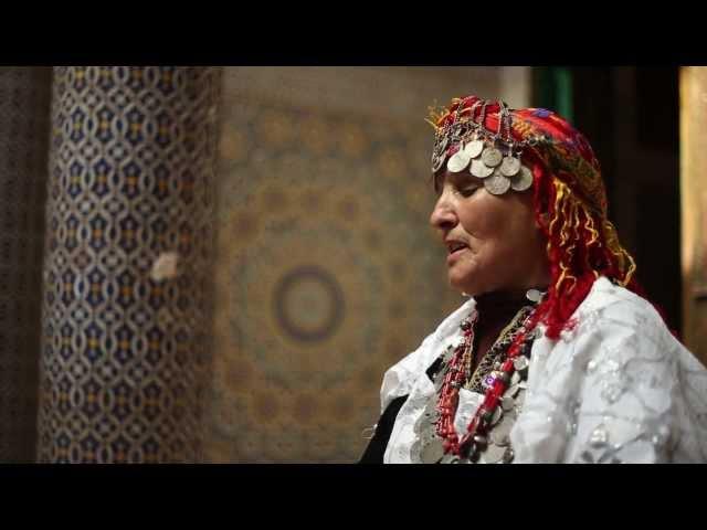 Amazigh (aka Berber) Singer in Telouet Kasbah, Morocco