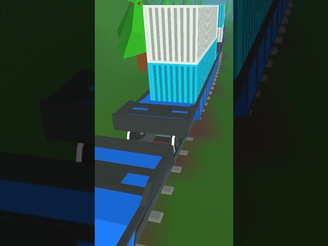 TrainWorks Train Simulation Game | Train Passing Through The Forrest | #shorts