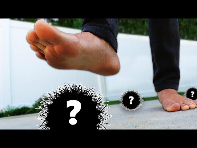 DONT Step on it Challenge!! (HIDDEN PAINFUL MYSTERY ITEMS)